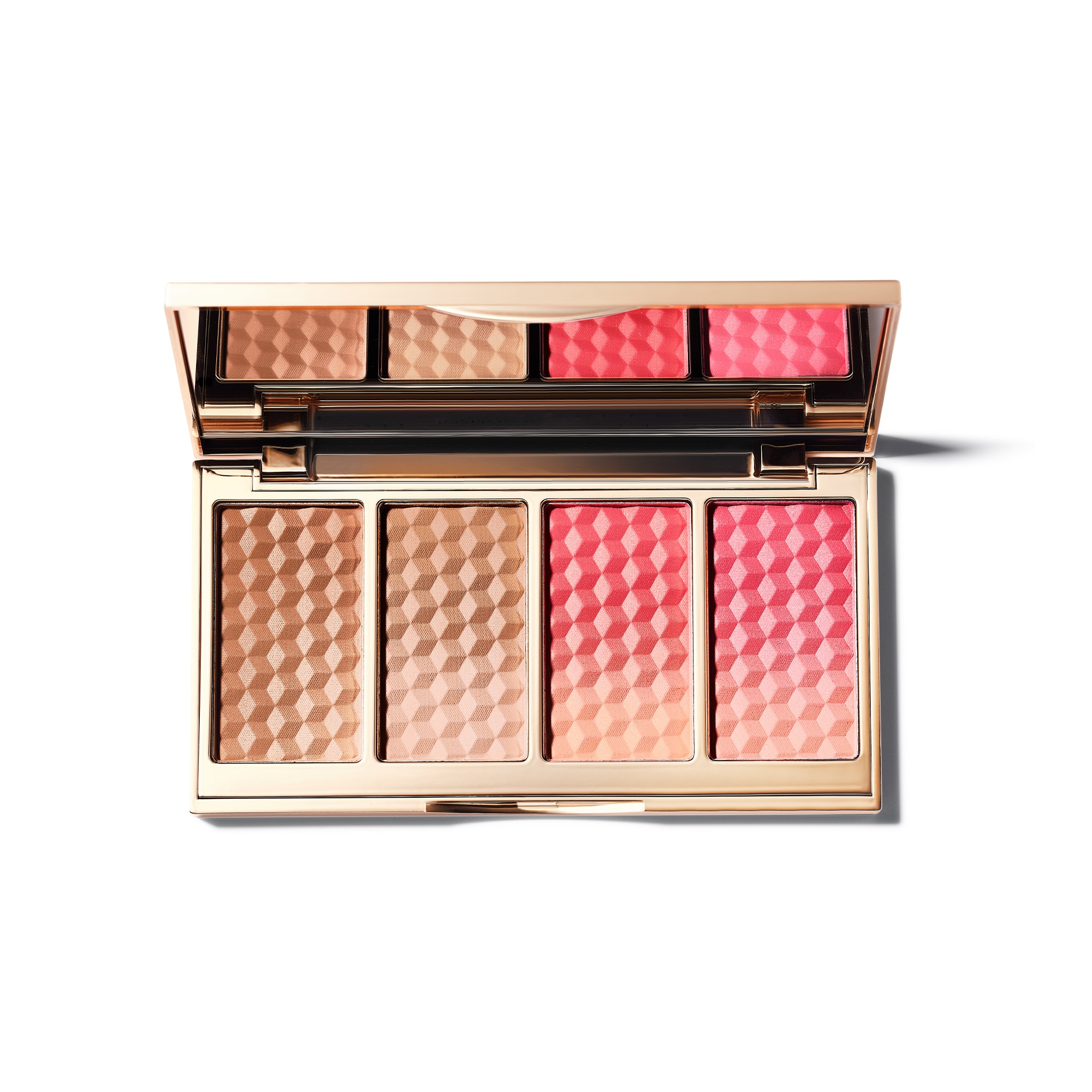 GET CHEEKY FACE POWDER PALETTE BY ICONIC LONDON (PALETA DE RUBORES Y BRONCEADORES PARA MEJILLAS)